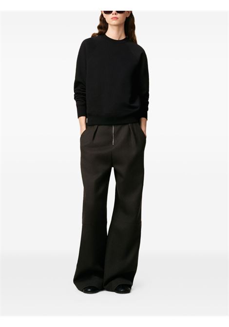 adc sweatshirt man black AMI PARIS | USW757.747001